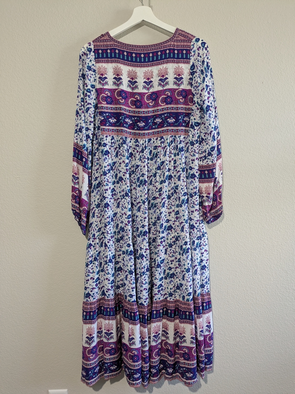 Spell & The Gypsy Collective Gypsy Love Boho Midi Floral Dress S Berry - Picture 7 of 12